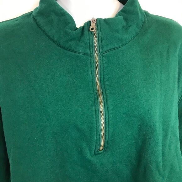 Girlfriend Collective 50/50 Half-zip Sweatshirt, Biome size 6XL - Picture 2 of 10